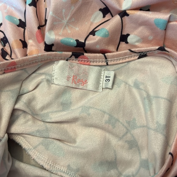 Pink Christmas lights twirl dress - Picture 3 of 3